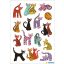 Matrica Herma "Decor" Abstract Cats