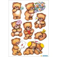 Matrica Herma "Decor" Bears with Flowers