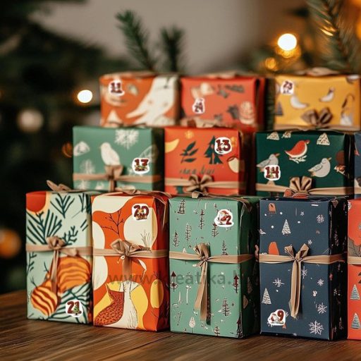 Matrica, karácsonyi Herma "Decor" Gingerbread Numbers