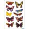 Matrica, glitteres Herma "Decor" Butterflies