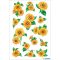 Matrica, glitteres Herma "Decor" Sunflowers