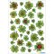 Matrica Herma "Decor" Four-Leaf Clovers