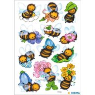 Matrica Herma "Decor" Funny Bees