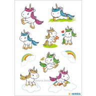 Matrica, glitteres Herma "Decor" Baby Unicorn