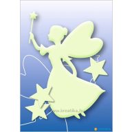   Matrica, sötétben világító Herma "Luminous" Star Fairy