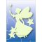 Matrica, sötétben világító Herma "Luminous" Star Fairy