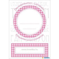   Matrica, feliratozható Herma "Home Kitchen" rózsaszín