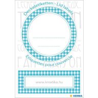   Matrica, feliratozható Herma "Home Kitchen" türkiz