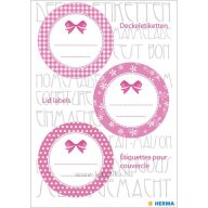   Matrica, feliratozható Herma "Home Kitchen" rózsaszín