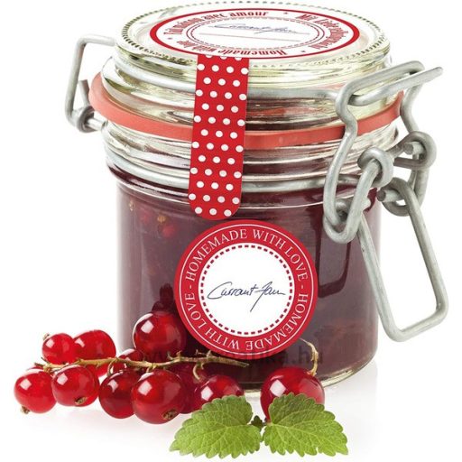 Matrica, feliratozható Herma "Home Kitchen" piros