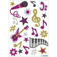 Matrica, glitteres Herma "Magic" Music