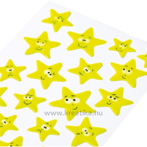 Matrica, sötétben világító Herma "Magic" Smile Stars