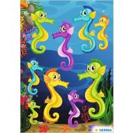   Matrica, sötétben világító Herma "Magic" Seahorse