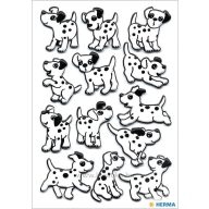 Matrica, szivacsos Herma "Magic" Dalmatians