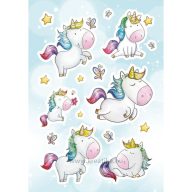   Matrica, strasszköves Herma "Magic" Unicorn Stardust