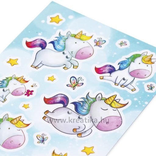 Matrica, strasszköves Herma "Magic" Unicorn Stardust