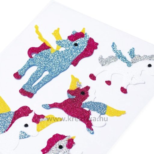 Matrica, glitteres Herma "Magic" Unicorn