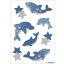 Matrica, glitteres Herma "Magic" Dolphins