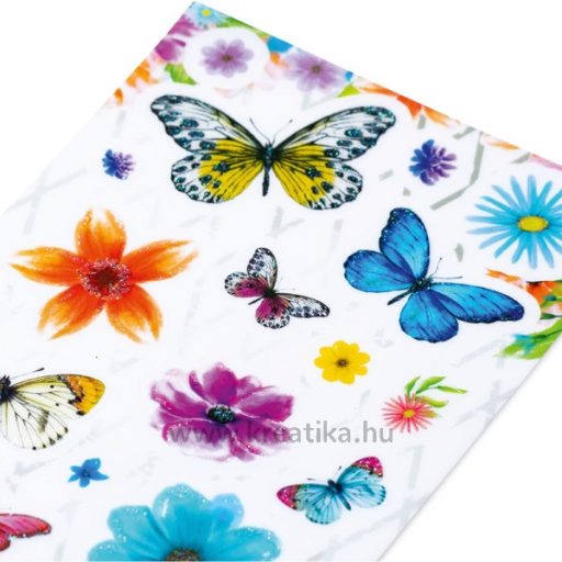 Matrica, glitteres Herma "Magic" Flower Paradise