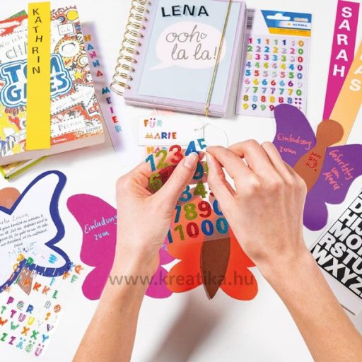 Matrica, glitteres Herma "Magic" Numbers