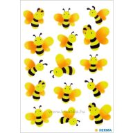 Matrica, sötétben világító Herma "Magic" Bees