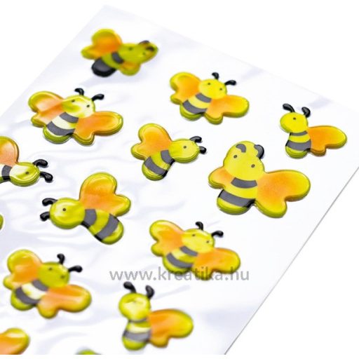 Matrica, sötétben világító Herma "Magic" Bees