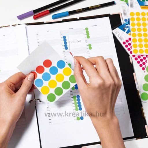 Matrica 19 mm matt Herma "Multipurpose" világoskék