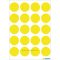 Matrica 19 mm matt Herma "Multipurpose" neon sárga