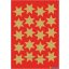 Matrica, karácsonyi Herma "Decor" Gold Stars arany
