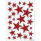 Matrica, karácsonyi, glitteres Herma "Magic" Stars piros