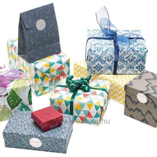 Matrica, karácsonyi Herma "Decor" Presents ezüst