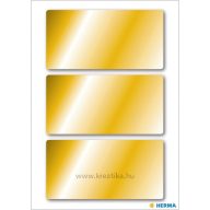 Matrica, karácsonyi Herma "Decor" Presents arany