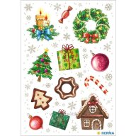 Matrica, karácsonyi Herma "Decor" Christmas Time