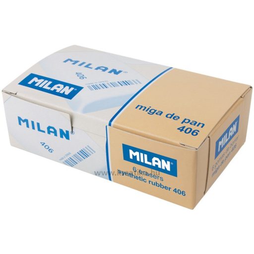 Radír 6 db/doboz Milan 406