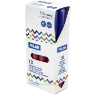   Golyóstoll 1 mm kétvégű  Milan "Sway" Combi piros-kék