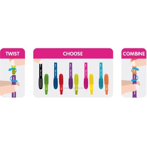 Golyóstoll 1 mm kétvégű  Milan "Sway" Combi piros-kék