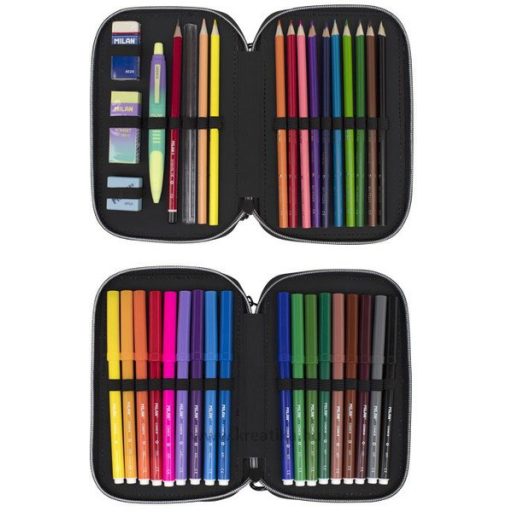 Tolltartó 2 emeletes Milan "Sunset" fekete-zöld