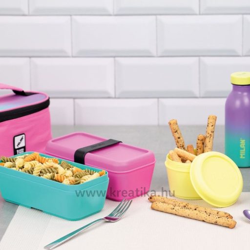 Uzsonnás doboz 0,25 l Milan "Sunset" sárga