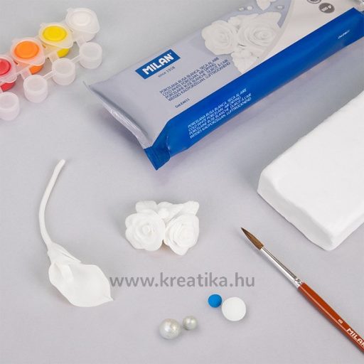 Porcelán gyurma 500 g Milan hófehér