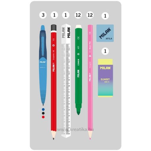 Tolltartó, töltött Milan "Sunset" fekete