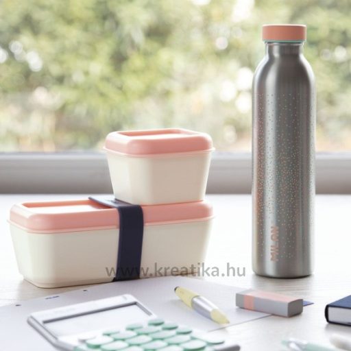 Uzsonnás doboz 0,75 l Milan "1918 Series" rózsaszín