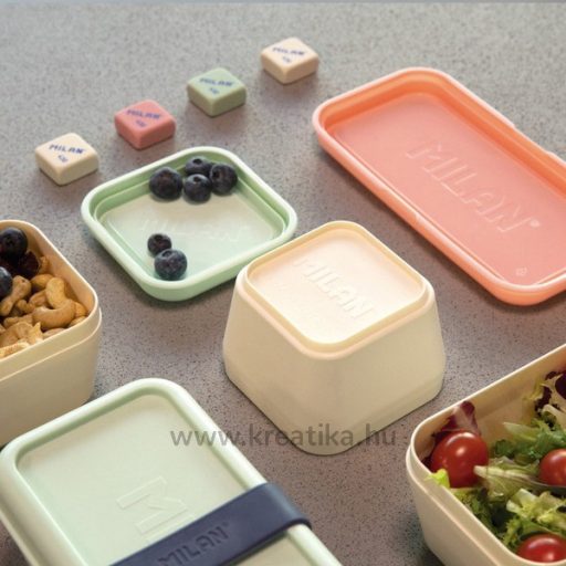 Uzsonnás doboz 0,33 l Milan "1918 Series" rózsaszín