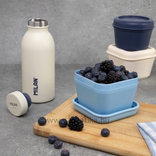 Uzsonnás doboz 0,33 l Milan "1918 Series" világoskék