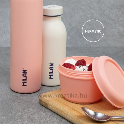 Uzsonnás doboz 0,25 l Milan "1918 Series" rózsaszín