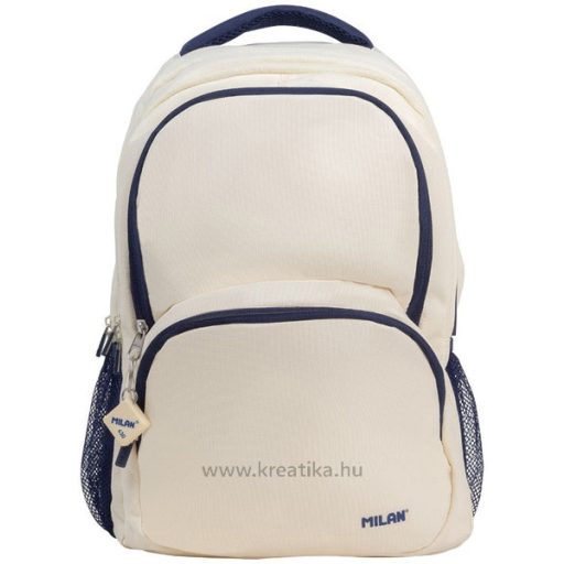 Iskolai hátizsák 25 L kulacstartóval Milan "1918 Series" bézs
