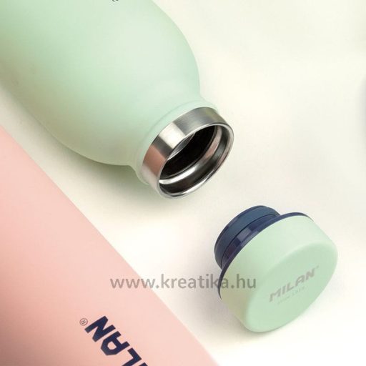 Kulacs 354 ml fém, duplafalú Milan "1918 Series" zöld