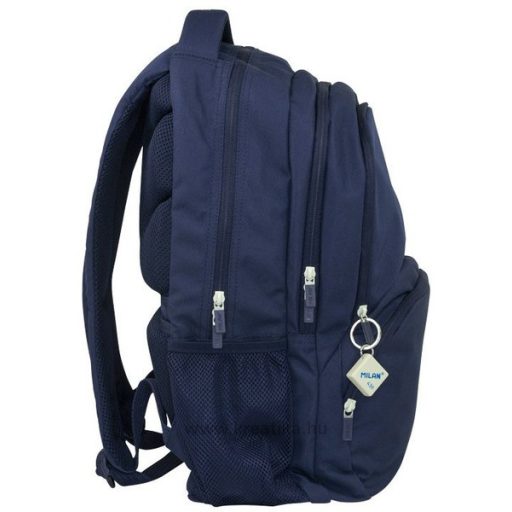 Iskolai hátizsák 25 L kulacstartóval Milan "1918 Series" navy kék