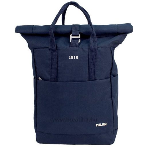 Iskolai hátizsák 10 L Milan "1918 Series" navy kék