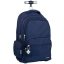 Iskolai hátizsák 25 L kulacstartóval, gurulós Milan "1918 Series" navy kék