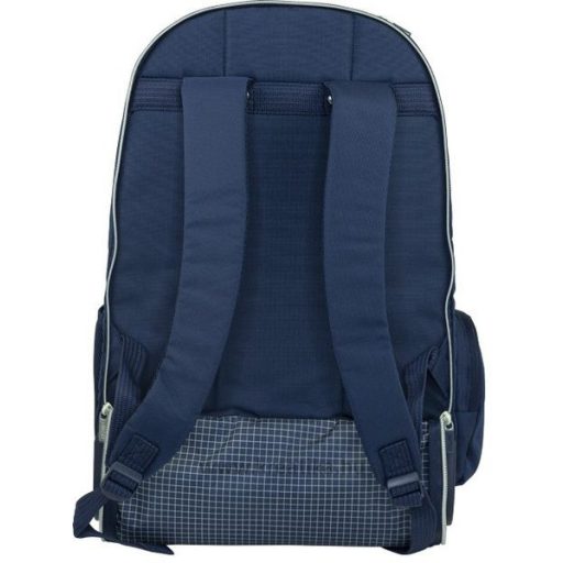 Iskolai hátizsák 25 L kulacstartóval, gurulós Milan "1918 Series" navy kék